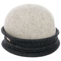 Twotone Woolmark Cloche Hat by Seeberger - &pound;94.25