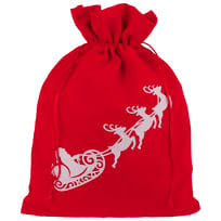 Velvet Gift Bag Sledge 30 cm x 40 cm - &pound;7.95