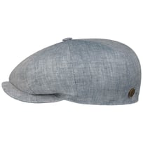 Verisco 8 Panel Linen Flat Cap by Balmoral - &pound;69.95