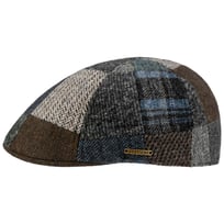 Viscott Patchwork Flat Cap by Stetson - &pound;99.00