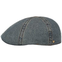 Washed Denim Flat Cap by Stetson - &pound;79.00