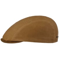 Waxed Cotton WR Ivy Flat Cap by Stetson - &pound;79.00