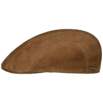 Waxed Pigskin Ivy Flat Cap by Stetson - &pound;149.00