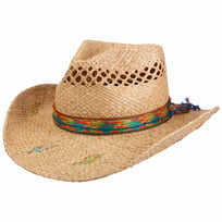 Western Festival Raffia Hat by Stetson - &pound;99.00
