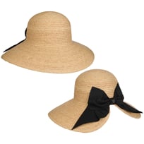 Wide Brim Raffia Hat with Loop by Loevenich - &pound;61.95
