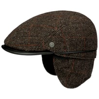 Windproof Flat Cap with Ear Flaps by bugatti - &pound;61.95