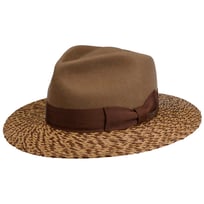 Wool Crown Hat with Straw Brim by Stetson - &pound;119.00