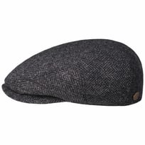 Wool Herringbone Driver Flat Cap by Balmoral - &pound;69.95