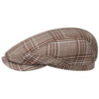 Wool Silk Check Flat Cap by Stetson - &pound;89.00