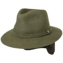 Wool Traveller Hat with Ear Flaps by Lierys - &pound;87.95