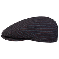 Woolen Stripe Driver Flat Cap by Stetson - &pound;149.00