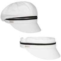 Zip Cotton Newsboy Cap by Seeberger - &pound;33.95
