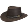 Bushman Leather Hat by Scippis brown