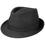 Teton Cloth Trilby Hat by Stetson black