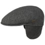 504 Flat Cap with Ear Flaps by Kangol anthracite