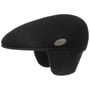 504 Flat Cap with Ear Flaps by Kangol black