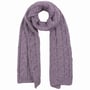 Britta Cable Knit Scarf by McBURN oldrose
