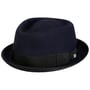 Diamond Crown Pork Pie Hat by Lierys blue