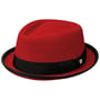 Diamond Crown Pork Pie Hat by Lierys red