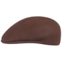 Felt Flat Cap by Lipodo brown