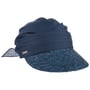 Ansali Straw Visor Cap by Seeberger navy