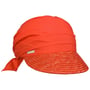Ansali Straw Visor Cap by Seeberger orange