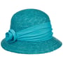 Kassida Straw Hat by Seeberger turquoise