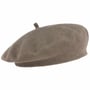 Biskaya Cotton Beret by Lipodo dark beige