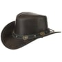 Elreno Leather Hat by Scippis brown