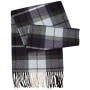 Lambswool Checks Scarf by McBURN purple
