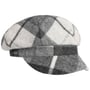 Tevere Checkered Newsboy Cap by McBURN black