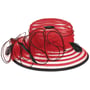 Amarna Occasion Hat by McBURN red