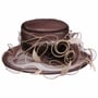 Savona Occasion Hat by McBURN brown