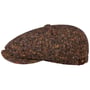 Hatteras Donegal Tweed Cap by Stetson brown-blue