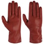 Leather Gloves with Wool Lining by Roeckl red