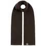 Fine Merino Knit Scarf by Lierys dark brown