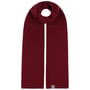 Fine Merino Knit Scarf by Lierys bordeaux