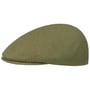 Seamless Wool Gatsby 507 Flat Cap by Kangol darkolive