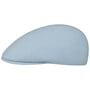 Seamless Wool Gatsby 507 Flat Cap by Kangol light blue
