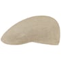 Madison Linen Flat Cap by Stetson beige