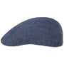 Madison Linen Flat Cap by Stetson blue