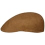 Madison Linen Flat Cap by Stetson brown-mottled