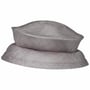 Sisal Collapsible Hat by Seeberger light grey
