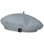 Wool Beret by Borsalino pigeon blue