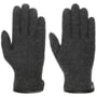 Milled Wool Gloves with Leather by Roeckl anthracite