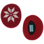 Kids Snowflake Earbags red