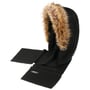 Valentina Merino Hooded Scarf by Gebeana black