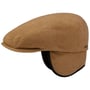 Kent Wool Earflaps Flat Cap by Stetson camel