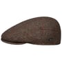 Flat Cap with Checked Pattern by Lipodo beige