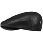 Napa Leather Flat Cap by Lierys black